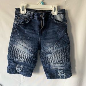 Denim Ripped Faded Blue Jeans